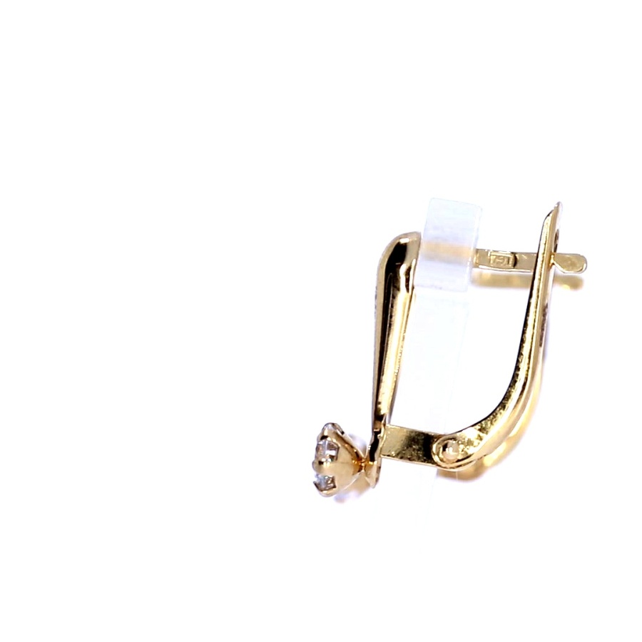 Auksiniai auskarai su cirkoniu