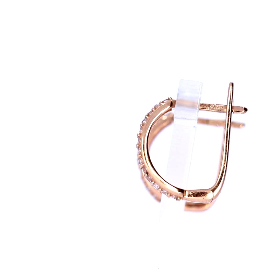 Auksiniai auskarai su cirkoniu