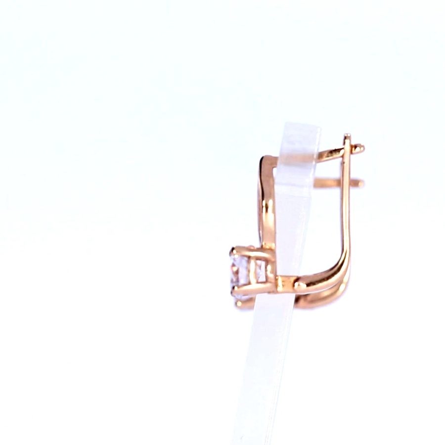 Auksiniai auskarai su cirkoniu