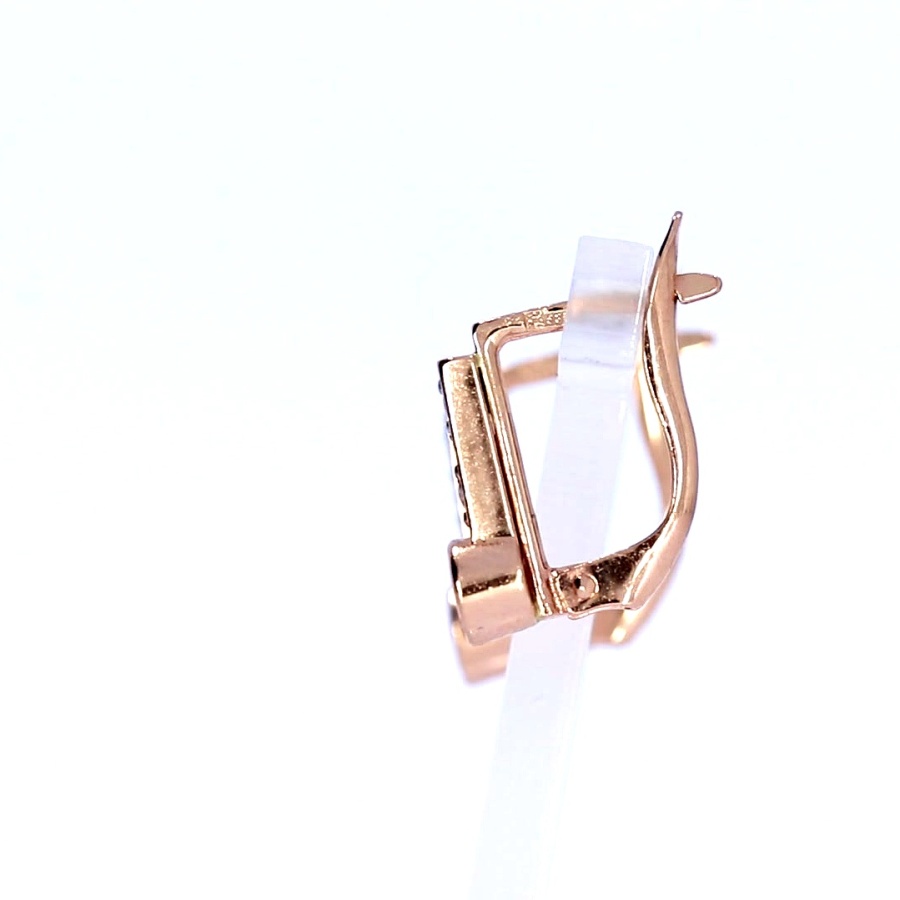 Auksiniai auskarai su cirkoniu