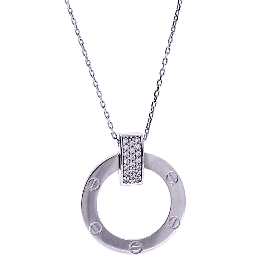 Golden chain with pendant