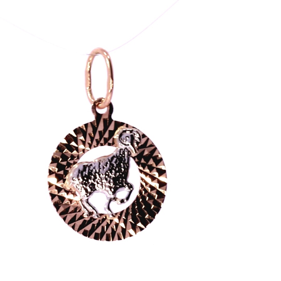 Gold pendant ''Aries''