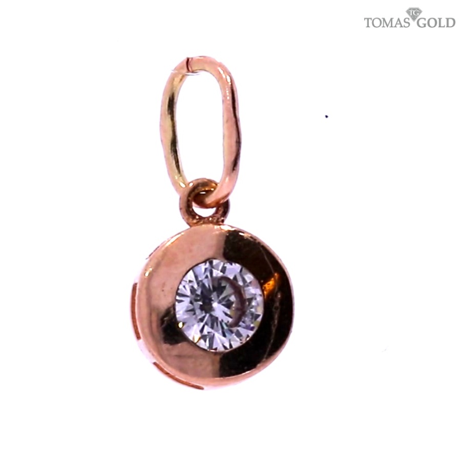 Золотой кулон