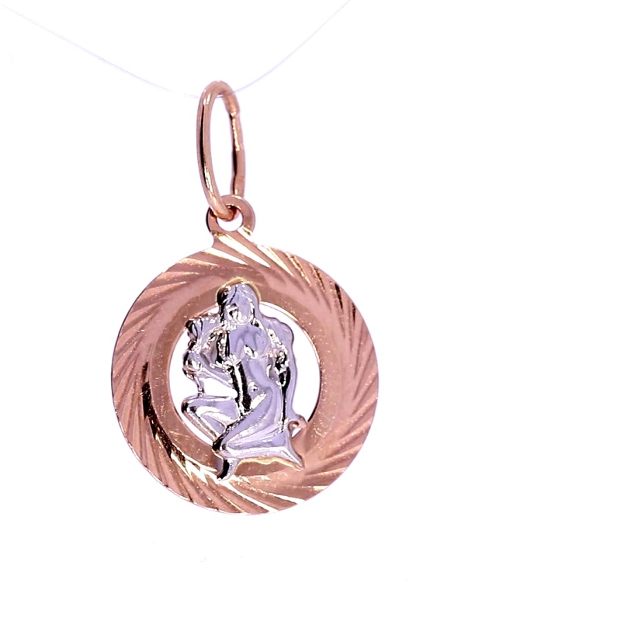 Gold pendant ''Virgo''