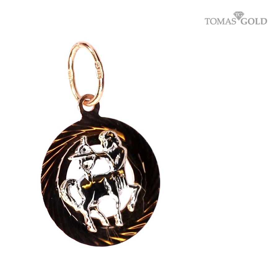 Gold pendant ''Sagittarius''
