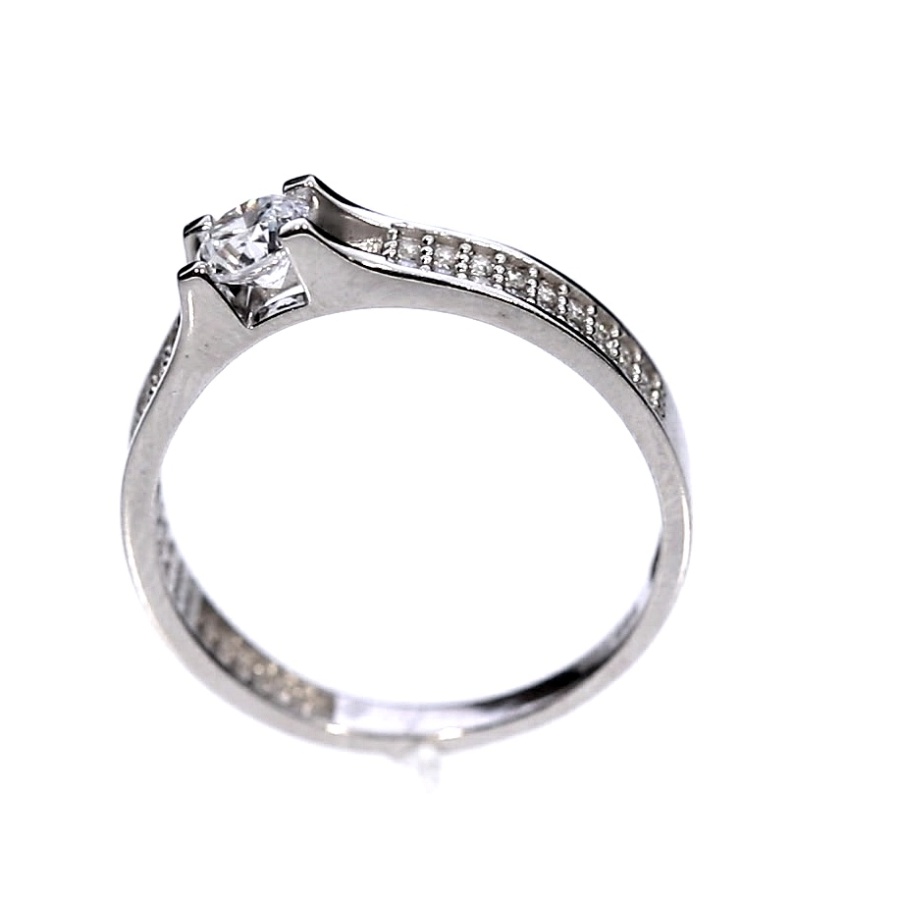 Auksinis žiedas su cirkoniu