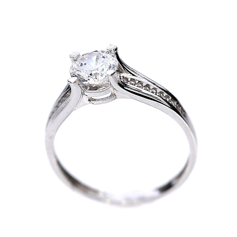 Auksinis žiedas su cirkoniu