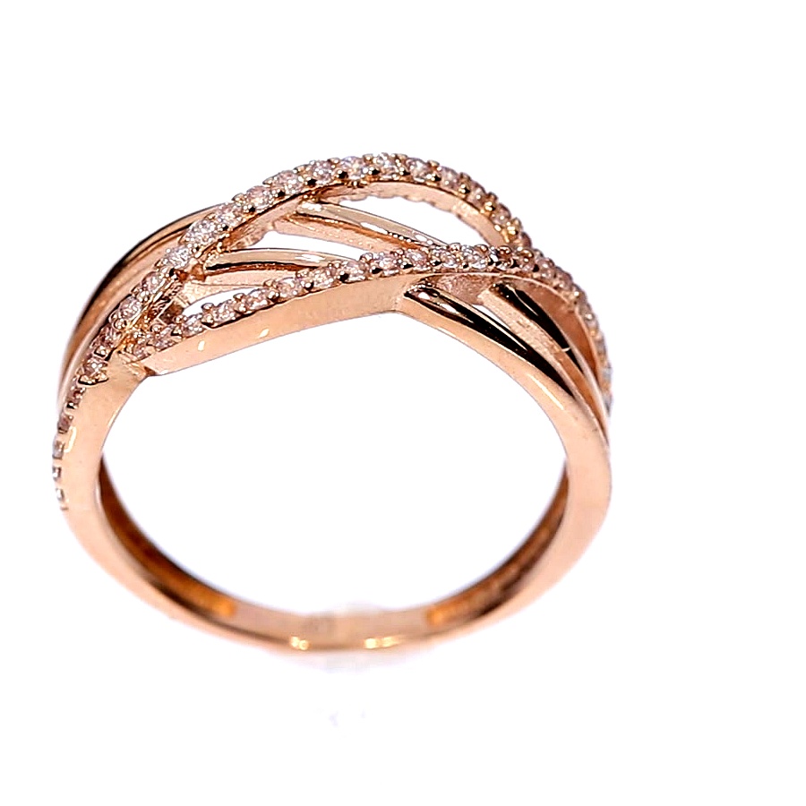 Kuldnesõrmus tsirkoonidega