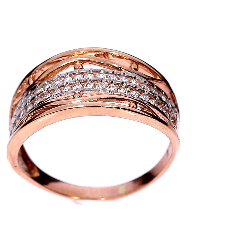 Золотое кольцо с цирконом