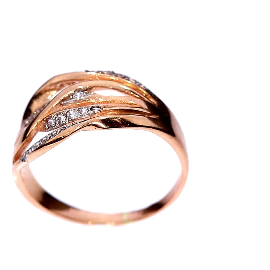 Auksinis žiedas su cirkoniu