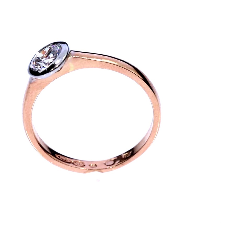 Auksinis žiedas su cirkoniu