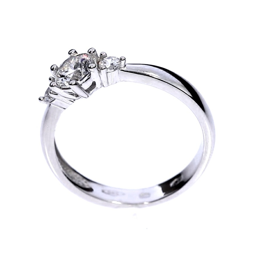 Auksinis žiedas su cirkoniu