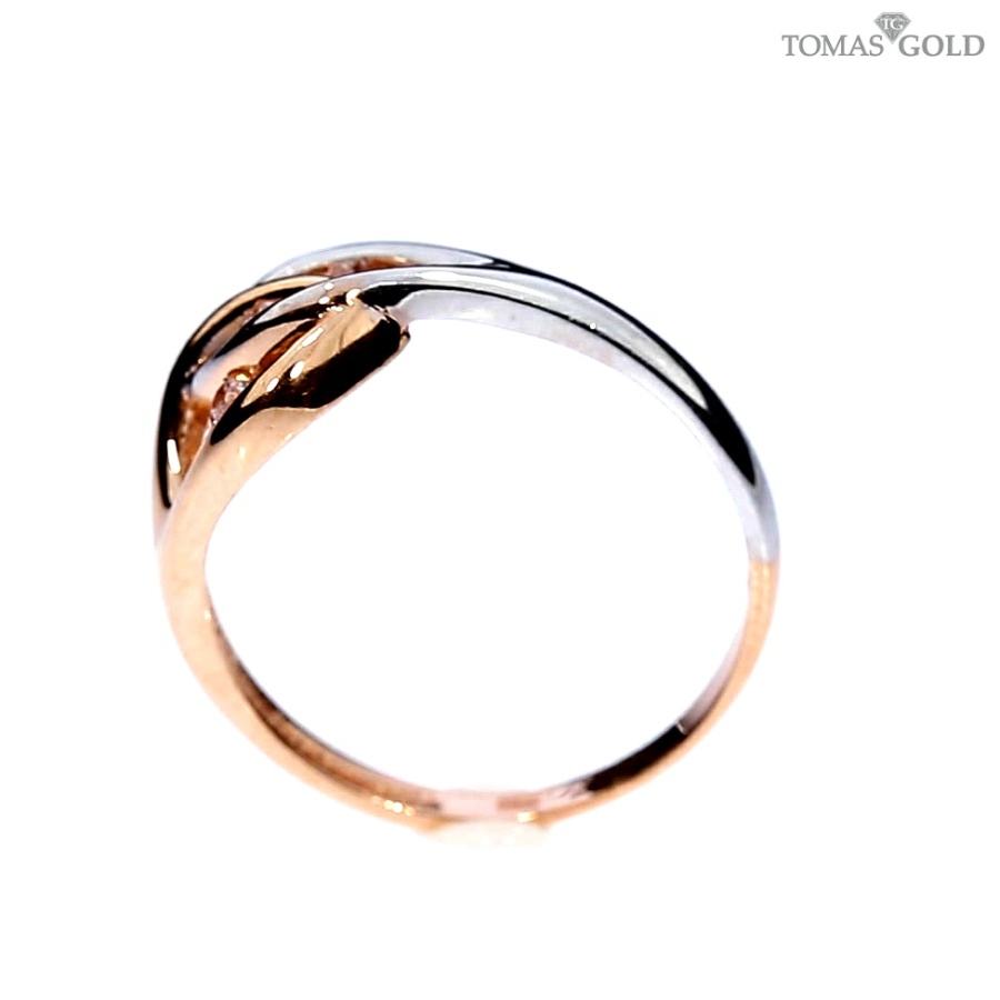 Auksinis žiedas su cirkoniu