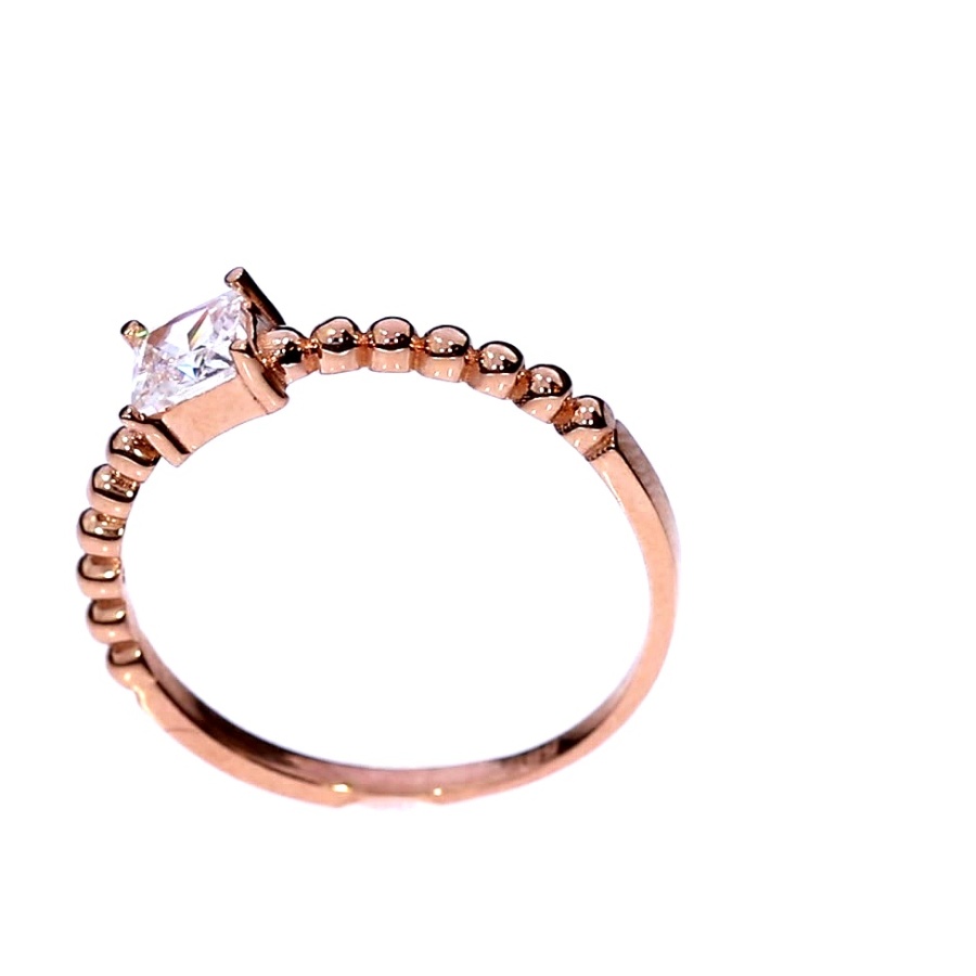 Auksinis žiedas su cirkoniu