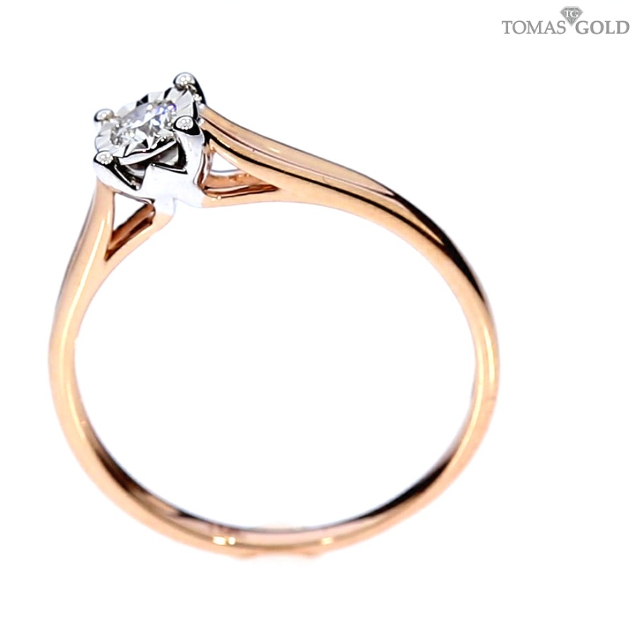 Kuldsõrmus briljandiga