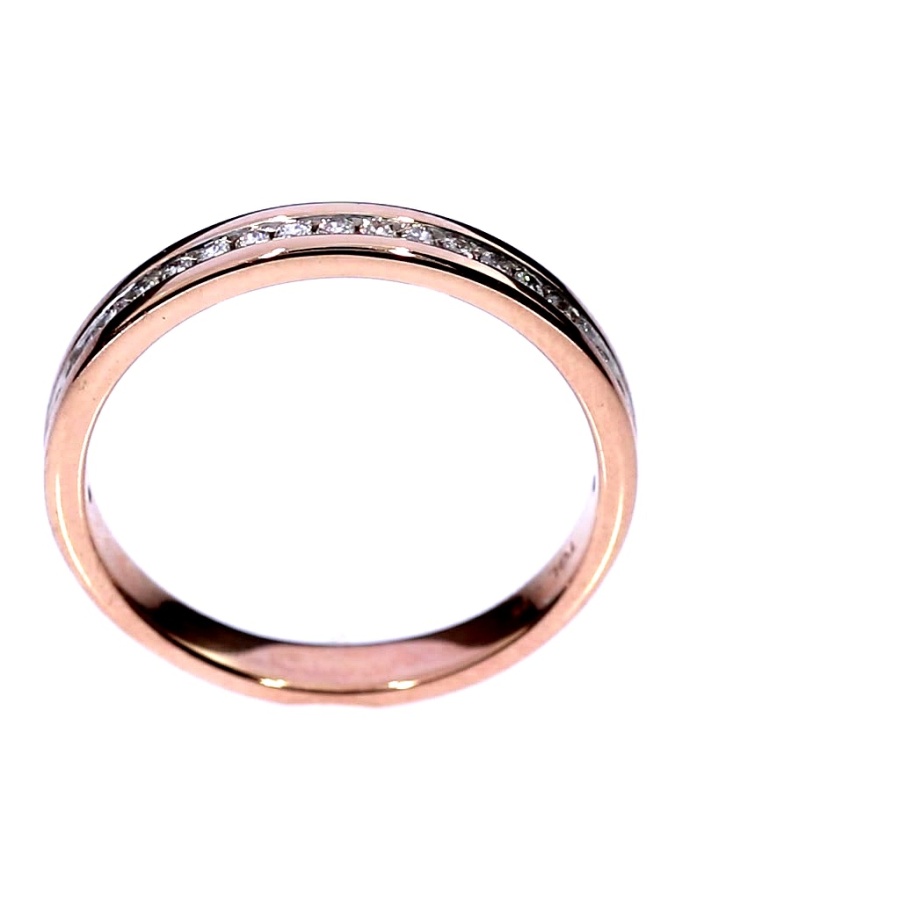 Auksinis žiedas su briliantais